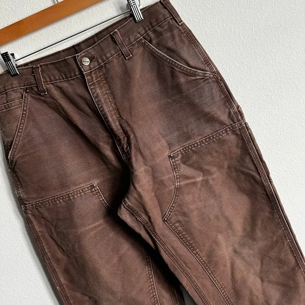 Carhartt B136 CHT brown double knee work wear carpenter pants